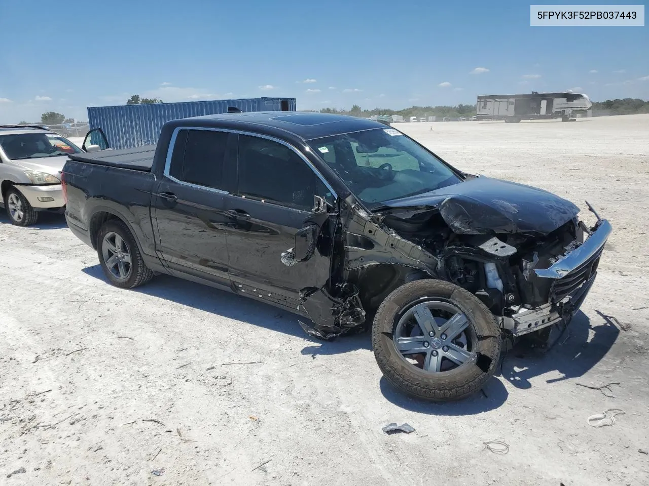 2023 Honda Ridgeline Rtl VIN: 5FPYK3F52PB037443 Lot: 76207254