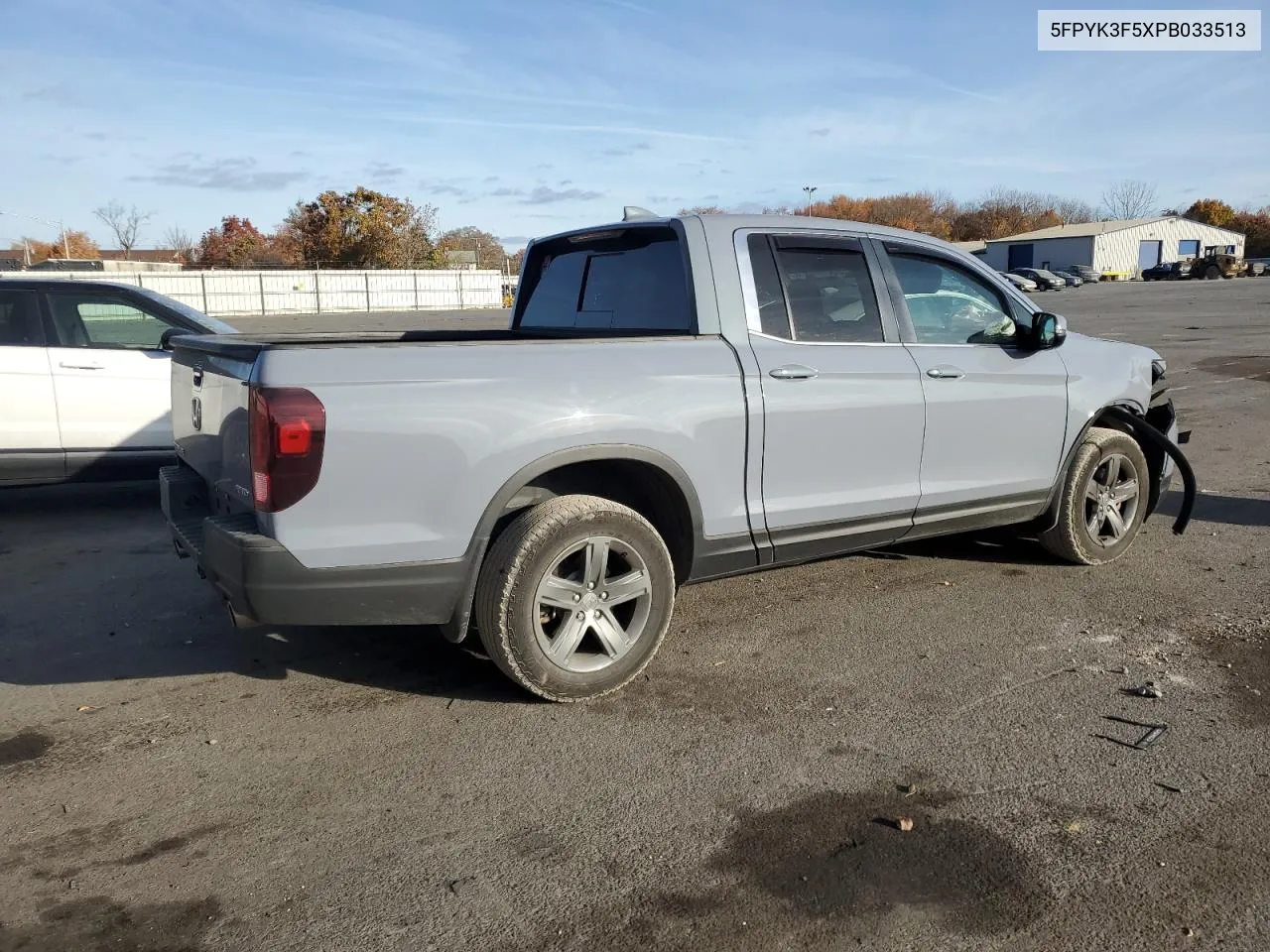 2023 Honda Ridgeline Rtl VIN: 5FPYK3F5XPB033513 Lot: 78427104