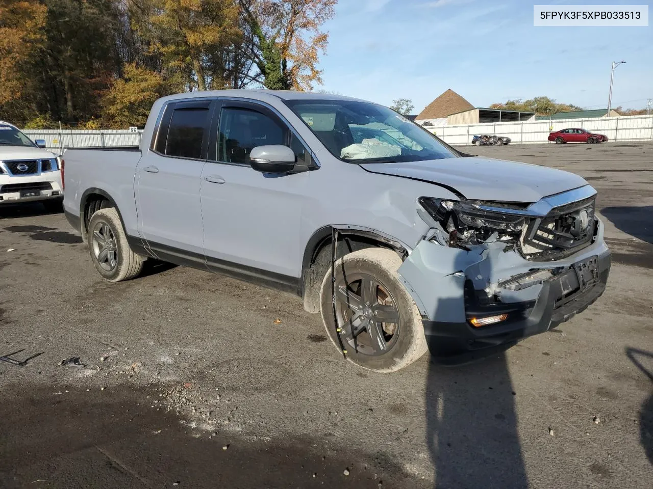 2023 Honda Ridgeline Rtl VIN: 5FPYK3F5XPB033513 Lot: 78427104