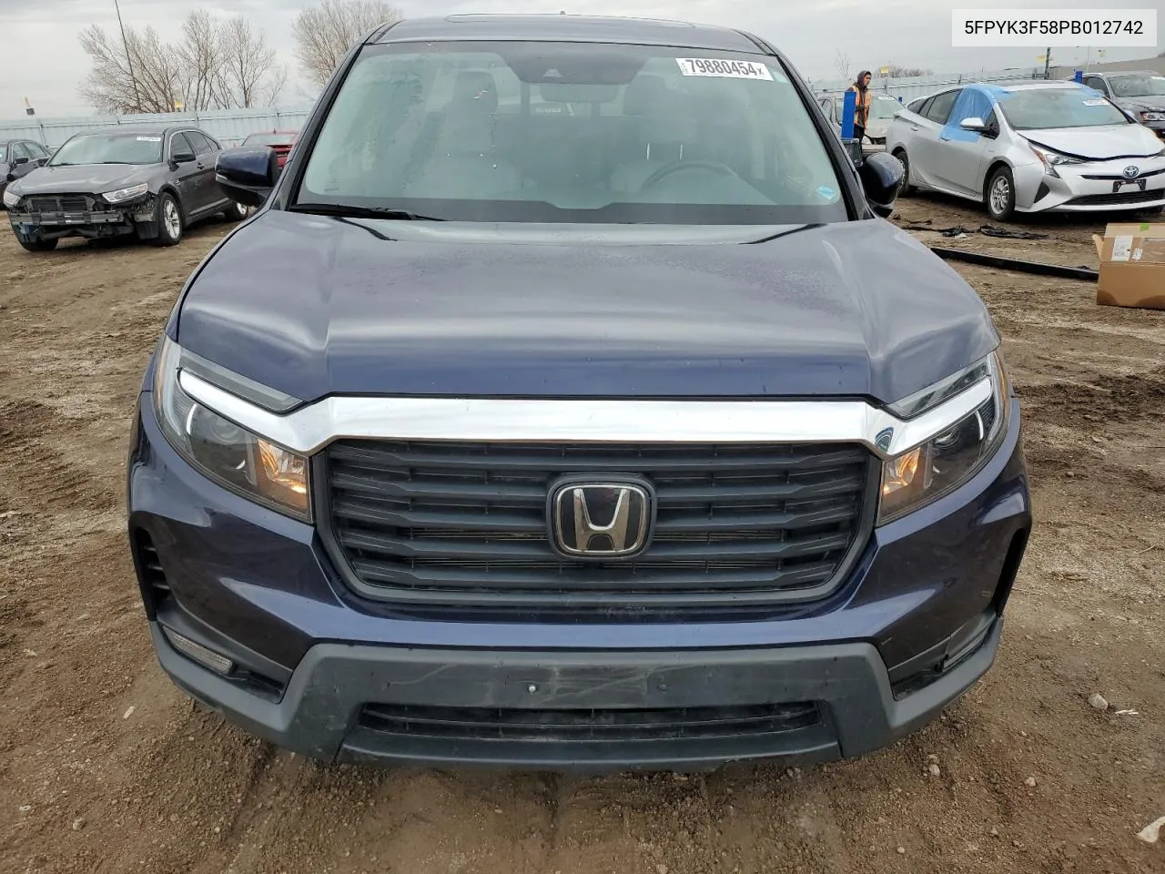 2023 Honda Ridgeline Rtl VIN: 5FPYK3F58PB012742 Lot: 79880454