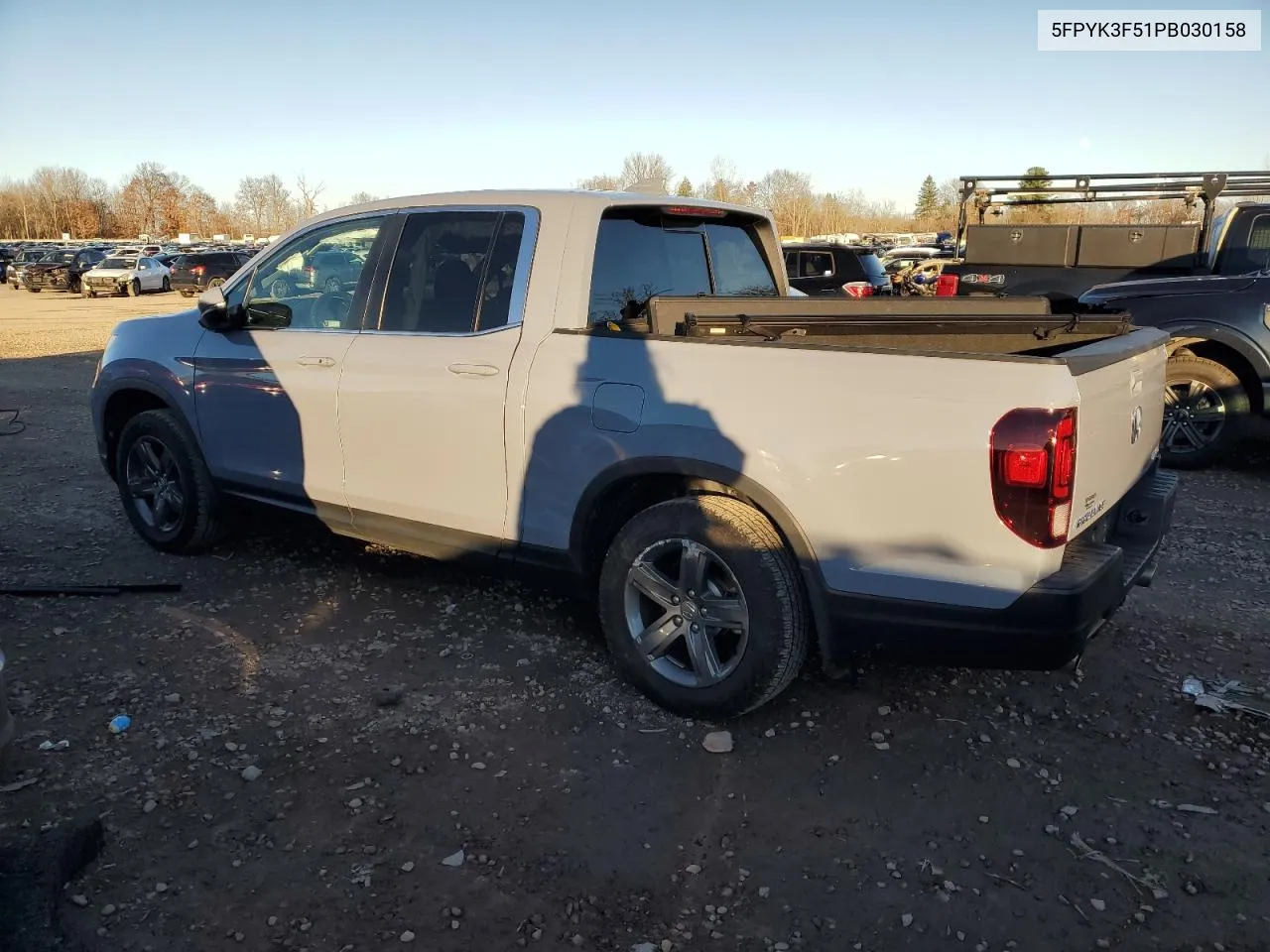 2023 Honda Ridgeline Rtl VIN: 5FPYK3F51PB030158 Lot: 80287144