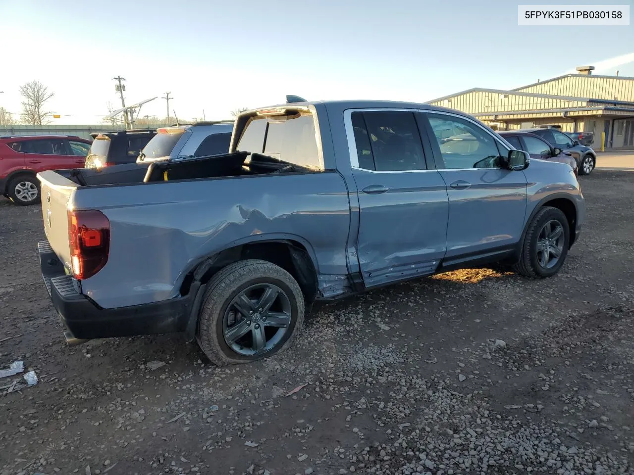 2023 Honda Ridgeline Rtl VIN: 5FPYK3F51PB030158 Lot: 80287144