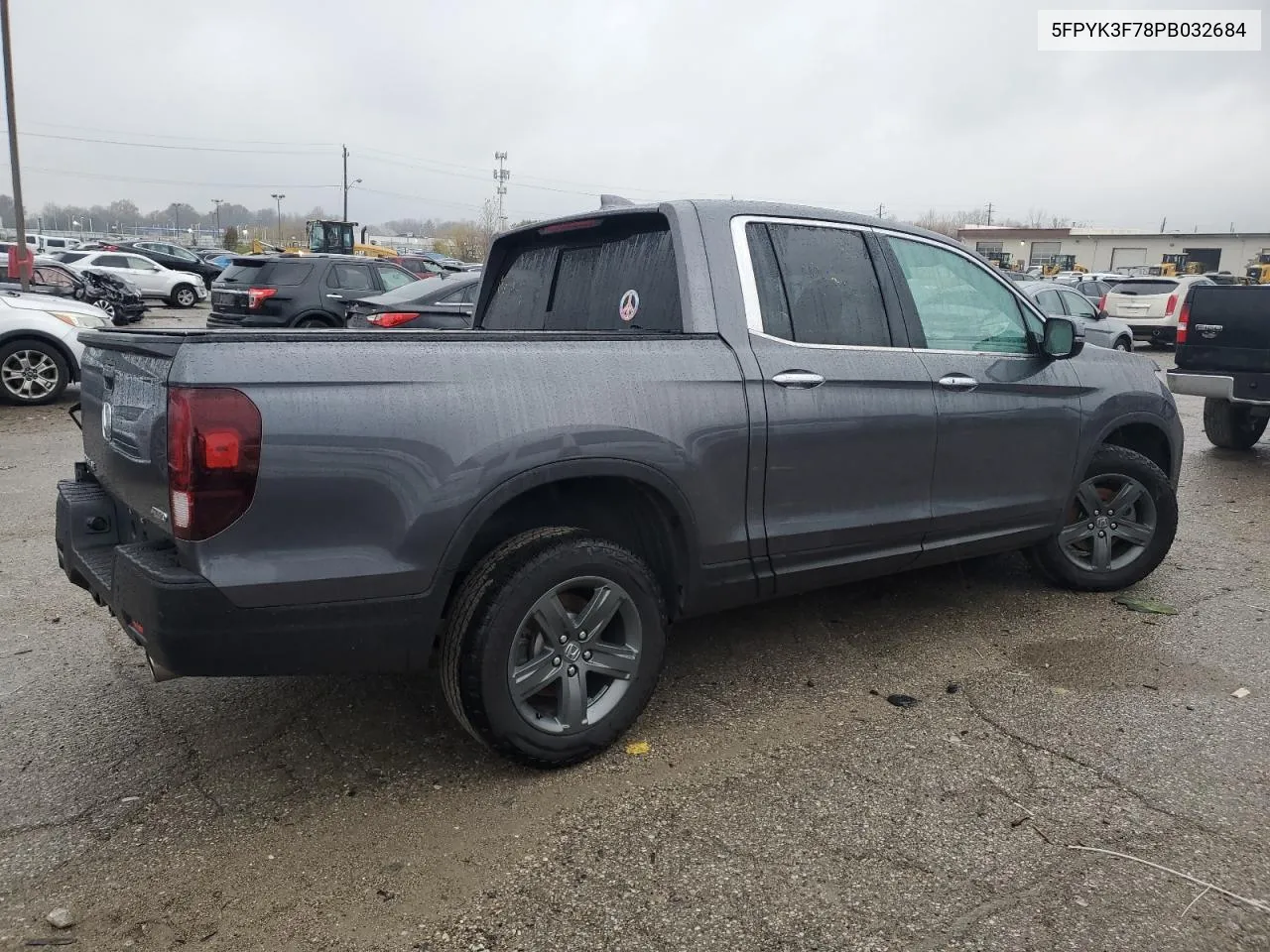 2023 Honda Ridgeline Rtl-E VIN: 5FPYK3F78PB032684 Lot: 80541444