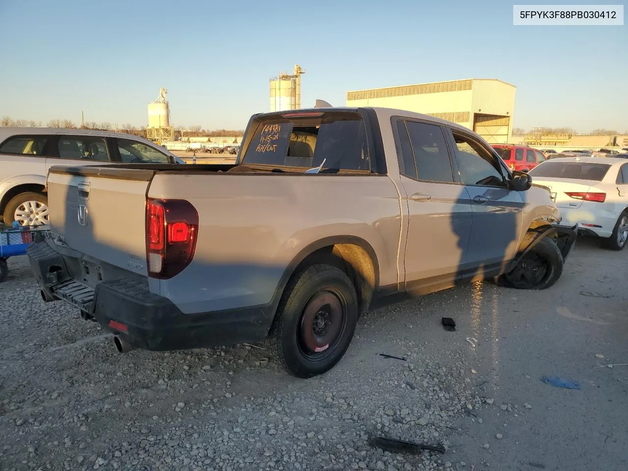 2023 Honda Ridgeline Black Edition VIN: 5FPYK3F88PB030412 Lot: 81675684