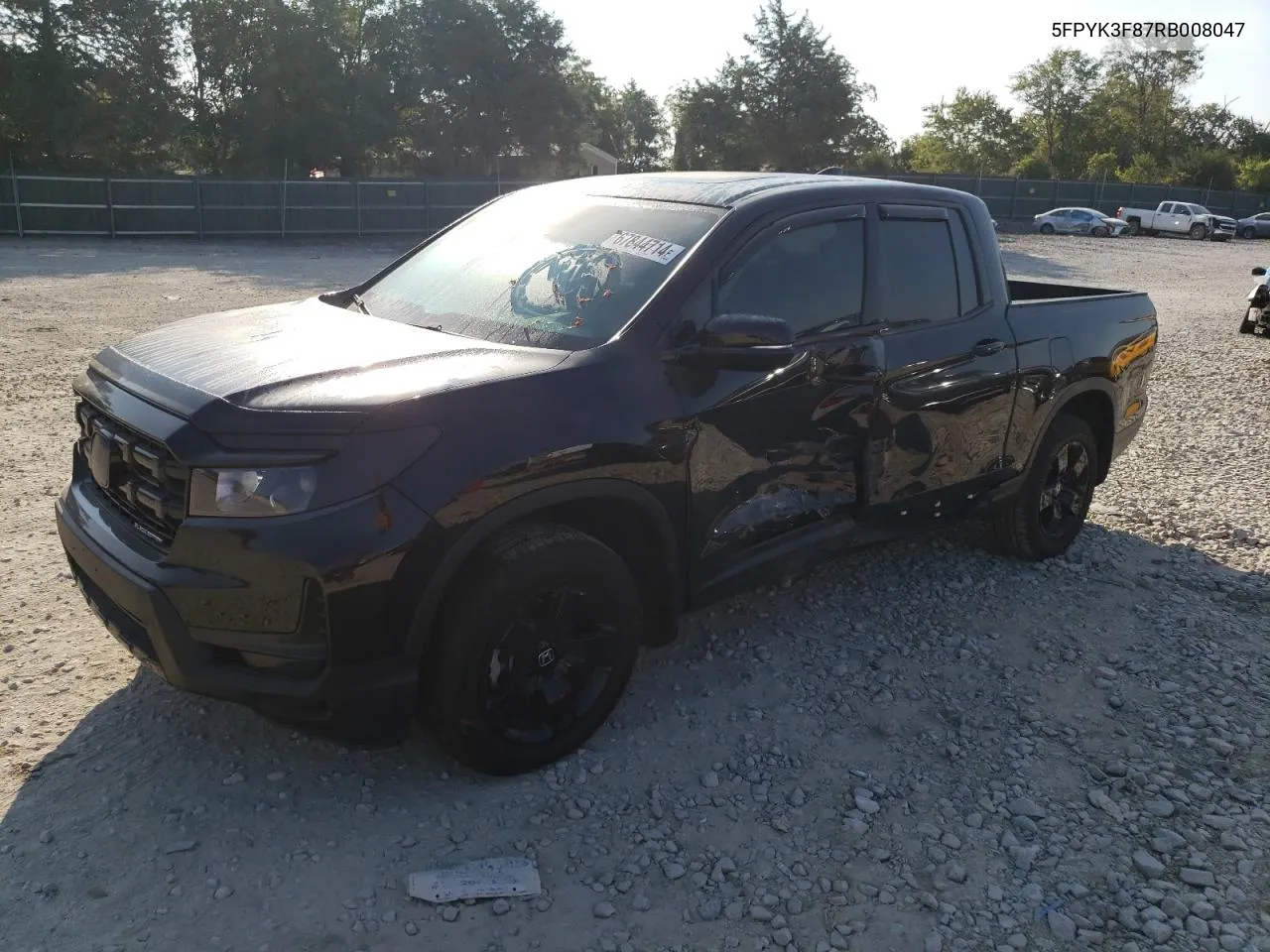 2024 Honda Ridgeline Black Edition VIN: 5FPYK3F87RB008047 Lot: 67844714