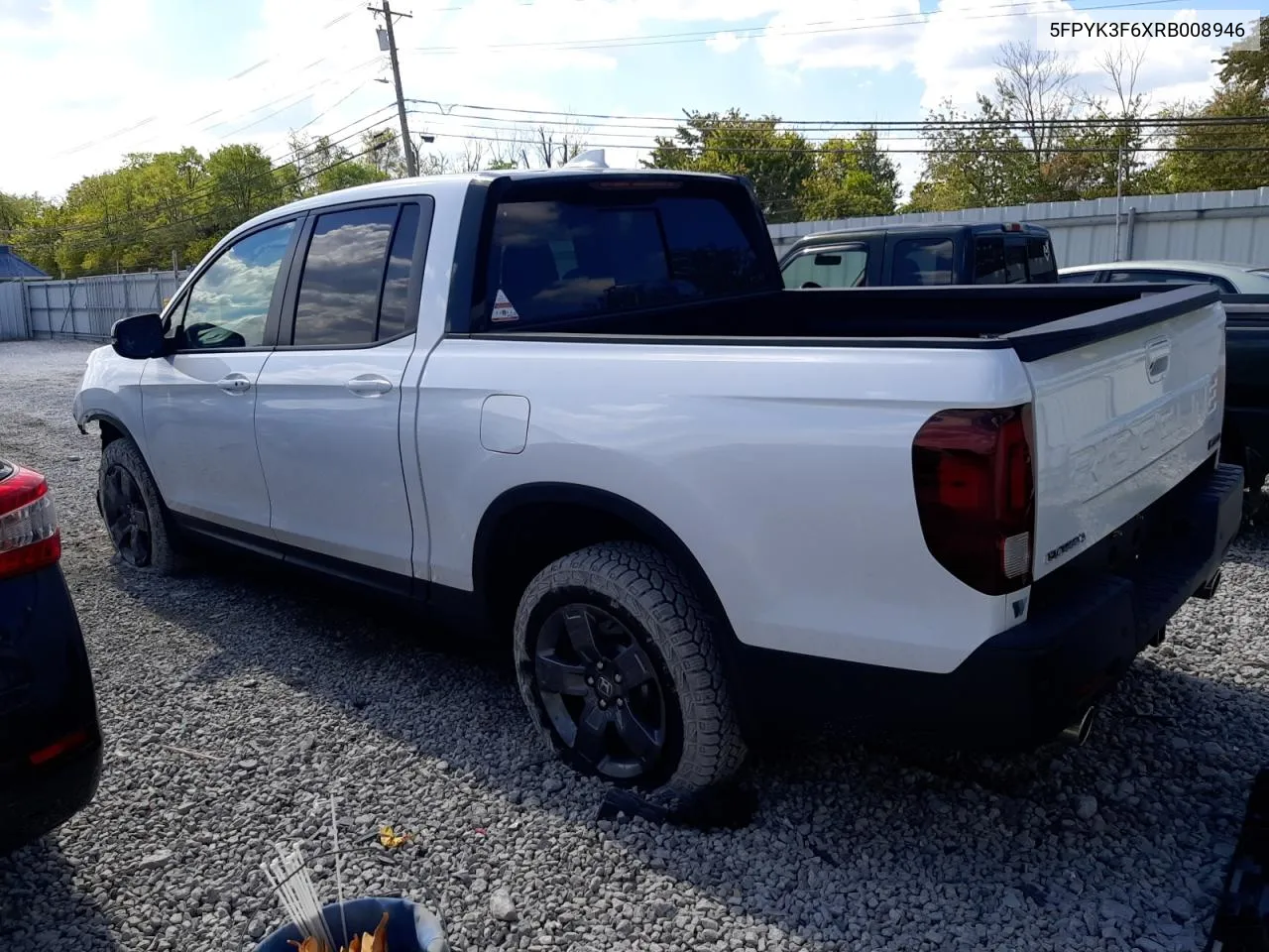 2024 Honda Ridgeline Trail Sport VIN: 5FPYK3F6XRB008946 Lot: 72209904