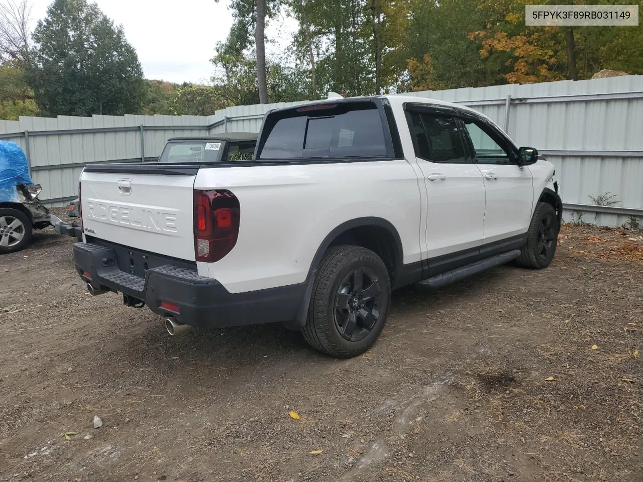 2024 Honda Ridgeline Black Edition VIN: 5FPYK3F89RB031149 Lot: 72775924