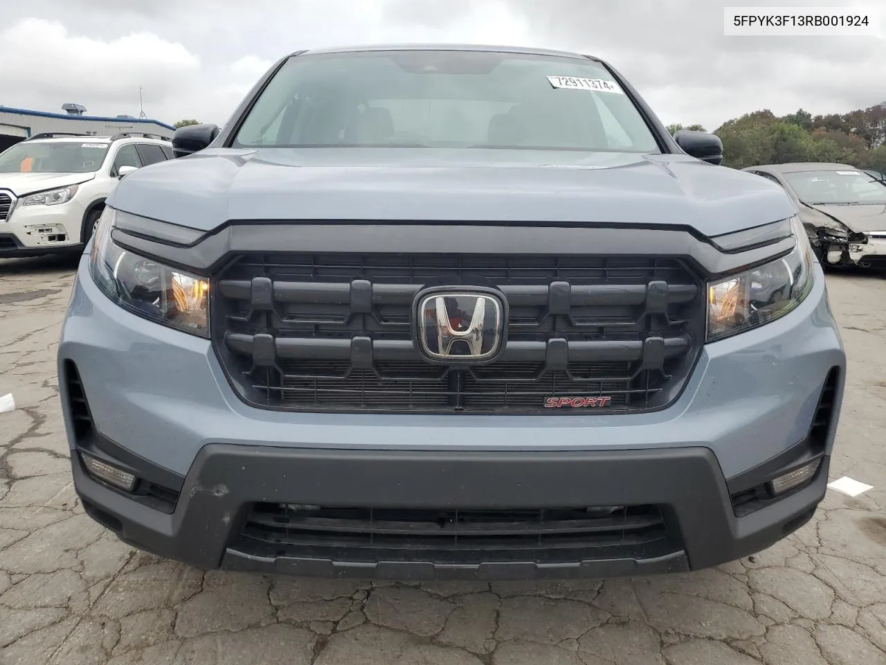 2024 Honda Ridgeline Sport VIN: 5FPYK3F13RB001924 Lot: 72911374