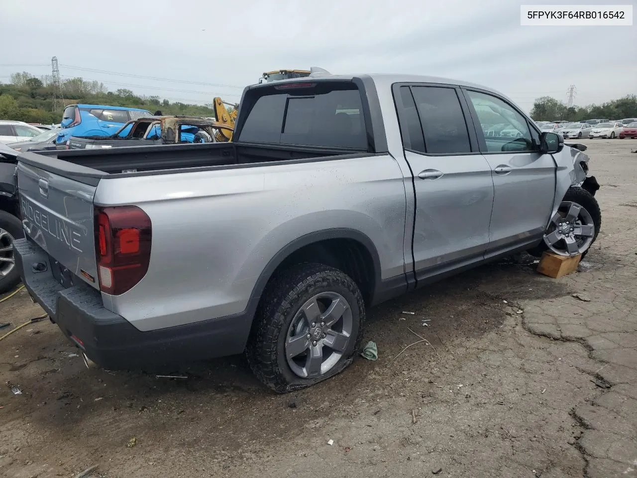 2024 Honda Ridgeline Trail Sport VIN: 5FPYK3F64RB016542 Lot: 73479254