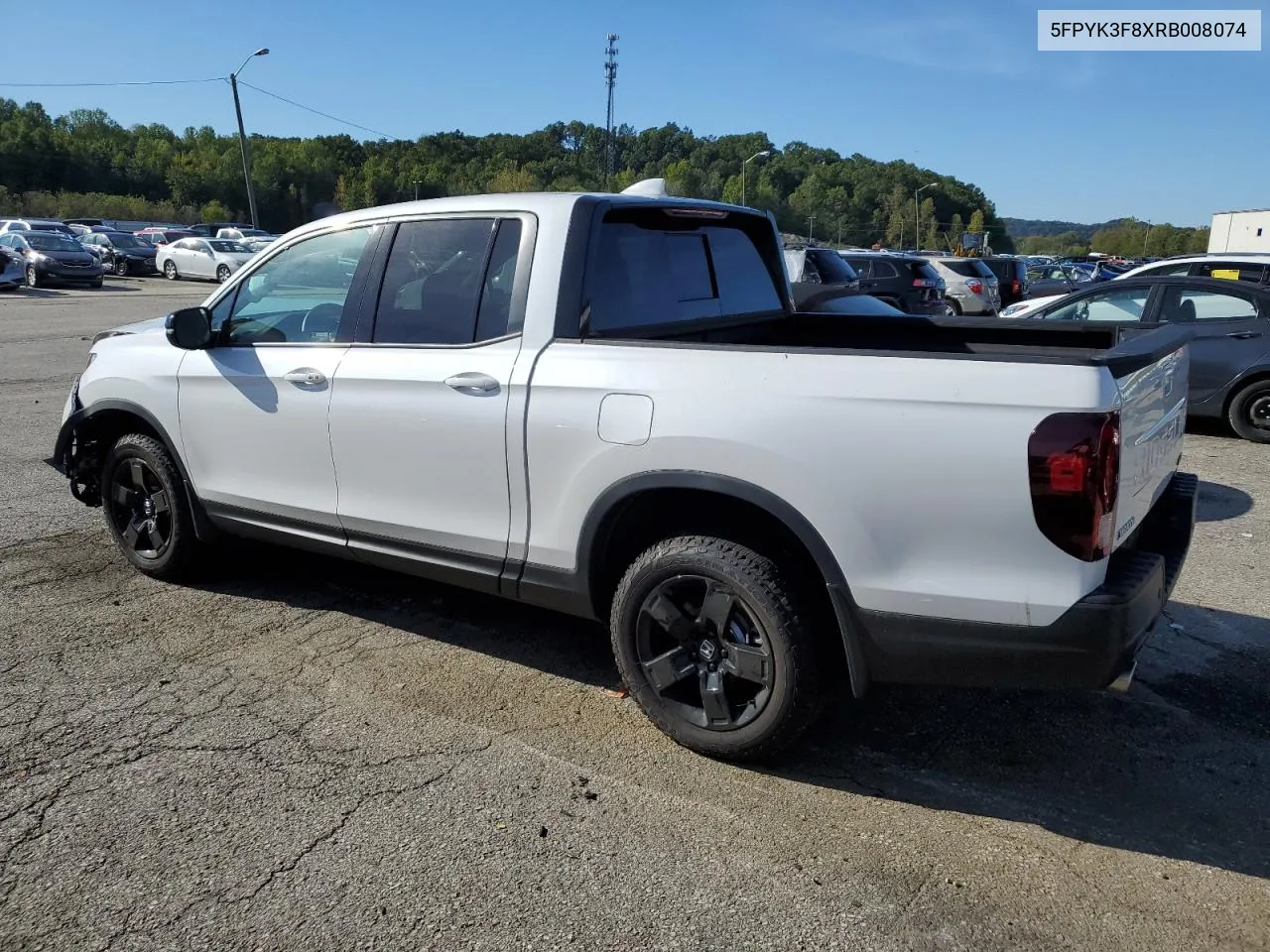 2024 Honda Ridgeline Black Edition VIN: 5FPYK3F8XRB008074 Lot: 73654374