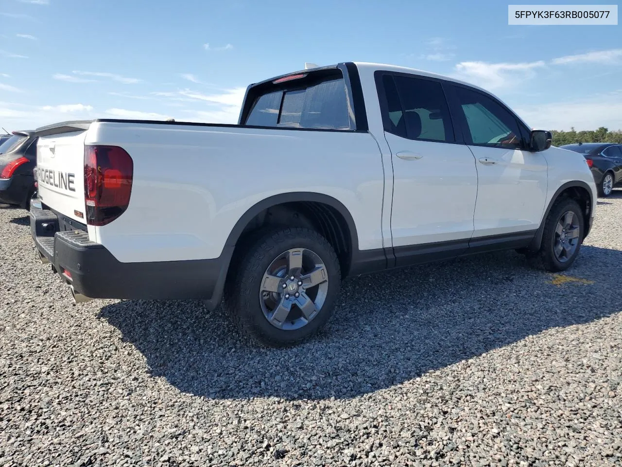 2024 Honda Ridgeline Trail Sport VIN: 5FPYK3F63RB005077 Lot: 73894284