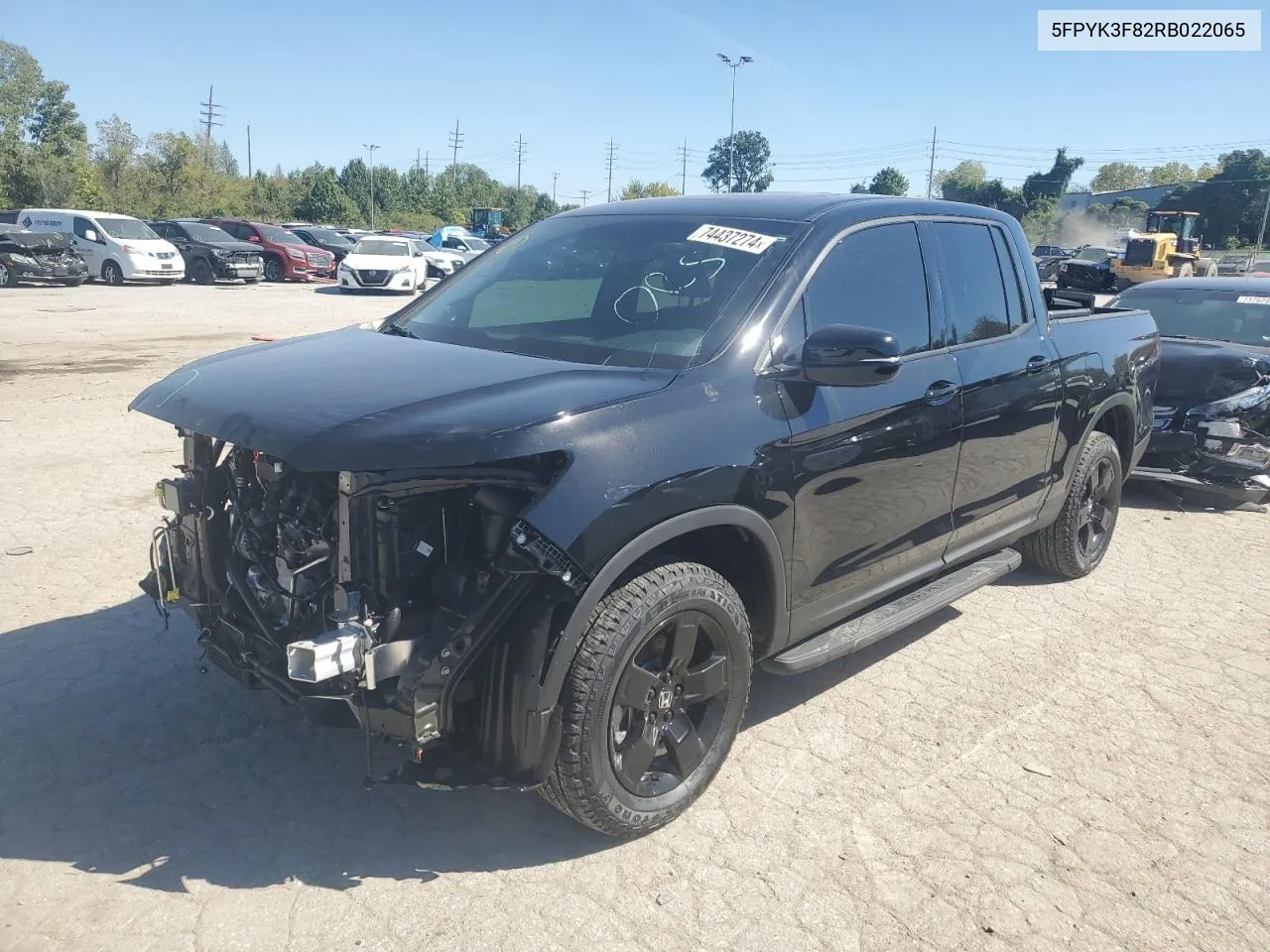 2024 Honda Ridgeline Black Edition VIN: 5FPYK3F82RB022065 Lot: 74437274