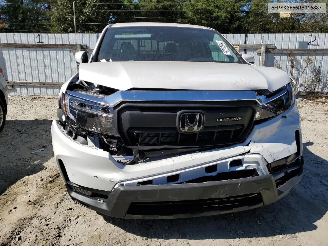 2024 Honda Ridgeline Rtl VIN: 5FPYK3F56RB016887 Lot: 74732904