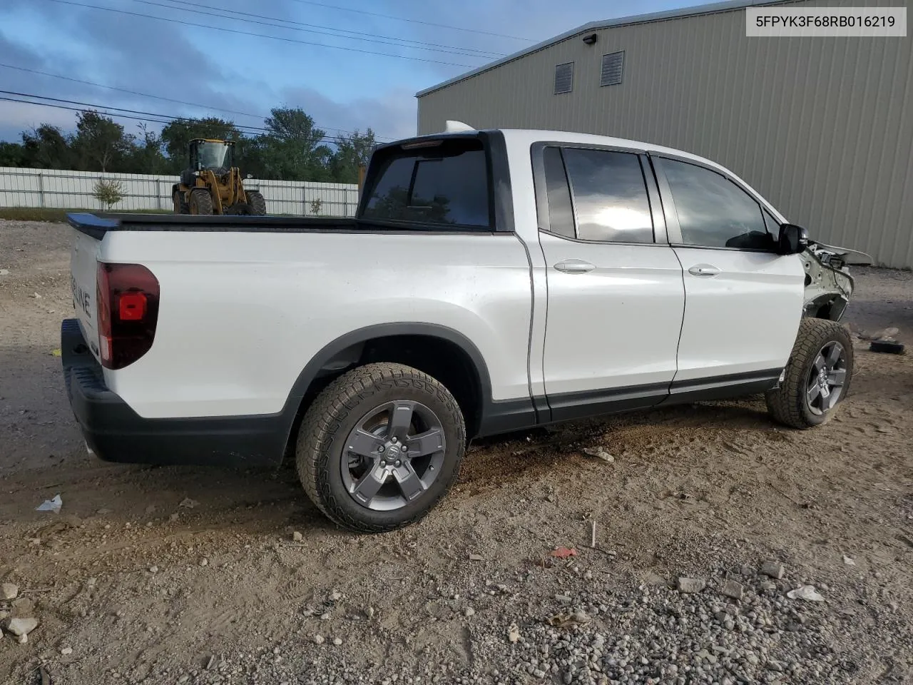 5FPYK3F68RB016219 2024 Honda Ridgeline Trail Sport