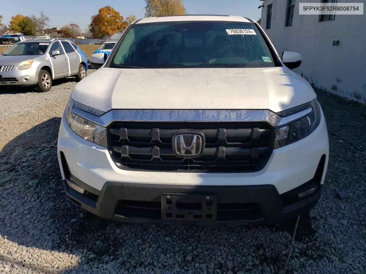 2024 Honda Ridgeline Rtl VIN: 5FPYK3F52RB008754 Lot: 76838124