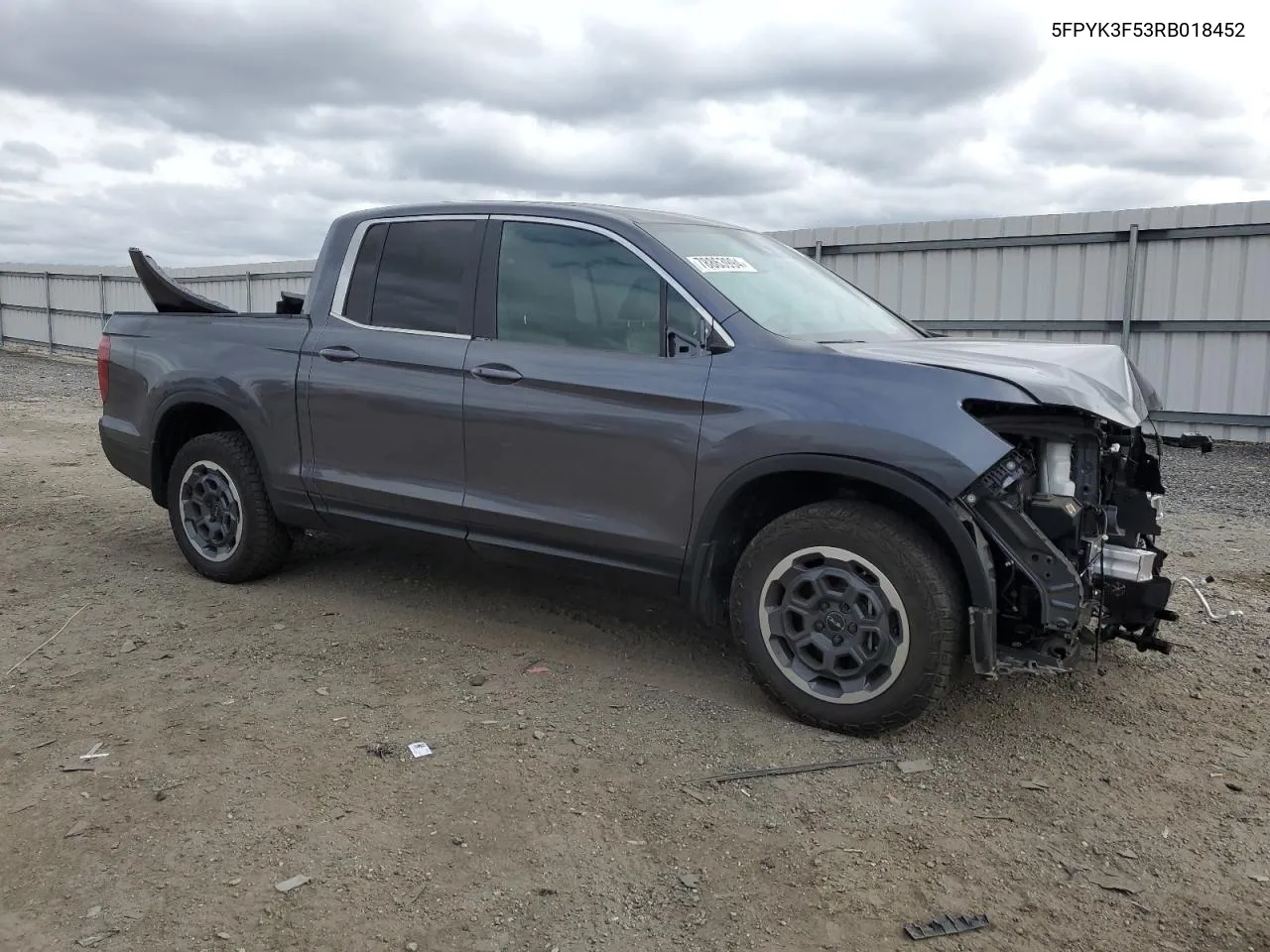 2024 Honda Ridgeline Rtl VIN: 5FPYK3F53RB018452 Lot: 78863994