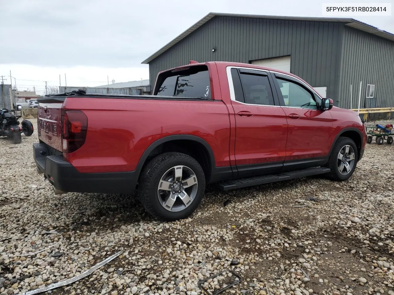 2024 Honda Ridgeline Rtl VIN: 5FPYK3F51RB028414 Lot: 80794244