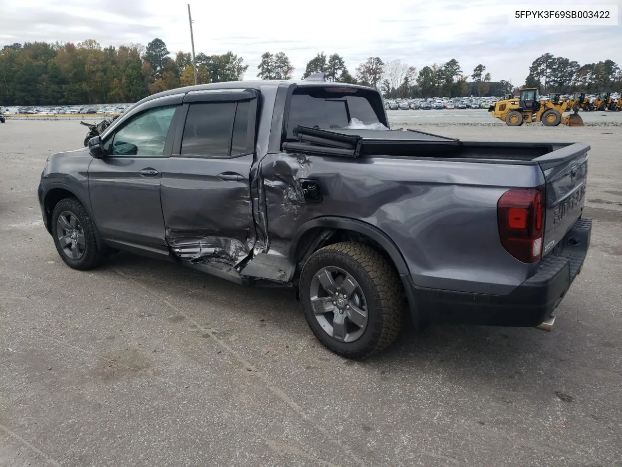 2025 Honda Ridgeline Trail Sport VIN: 5FPYK3F69SB003422 Lot: 76720654