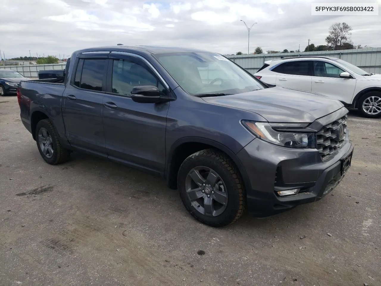 2025 Honda Ridgeline Trail Sport VIN: 5FPYK3F69SB003422 Lot: 76720654