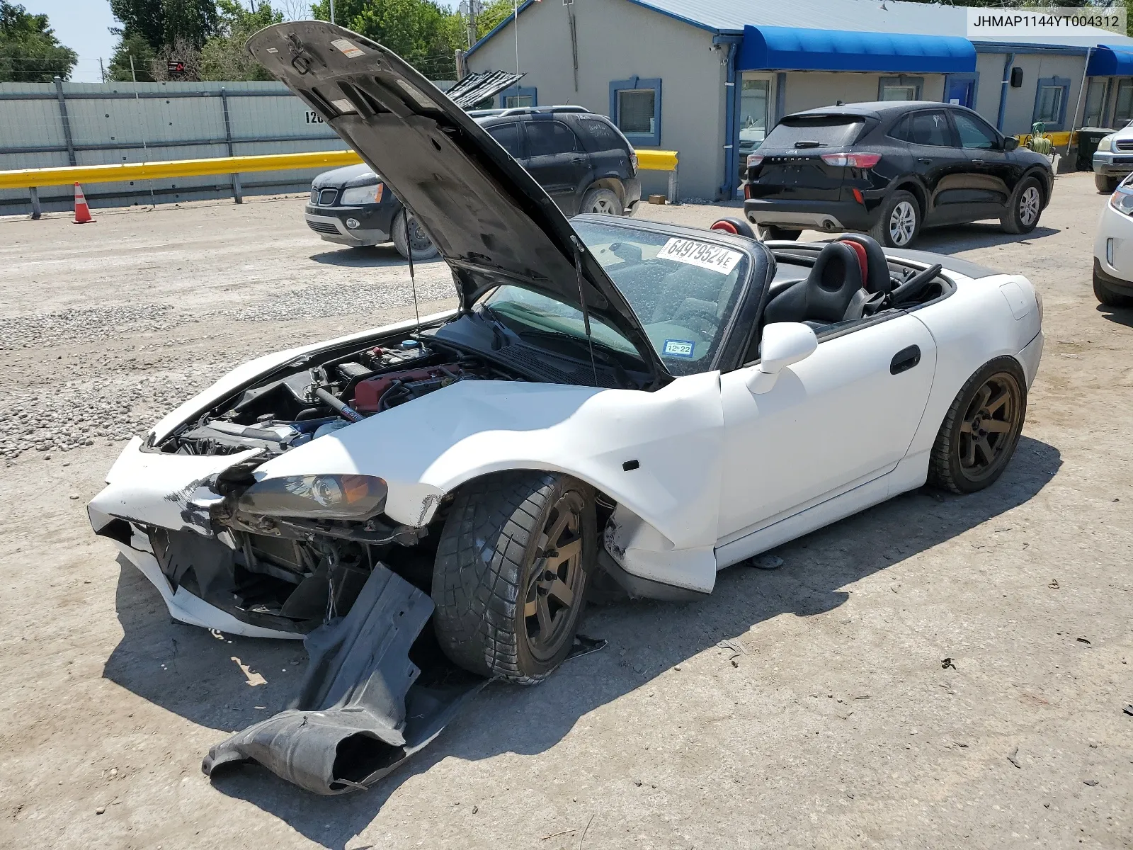 2000 Honda S2000 VIN: JHMAP1144YT004312 Lot: 64979524