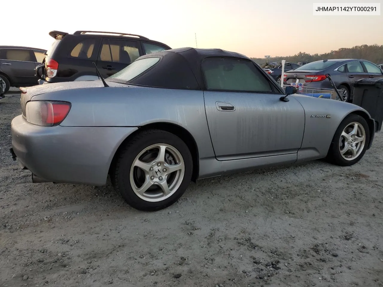 2000 Honda S2000 VIN: JHMAP1142YT000291 Lot: 74301844