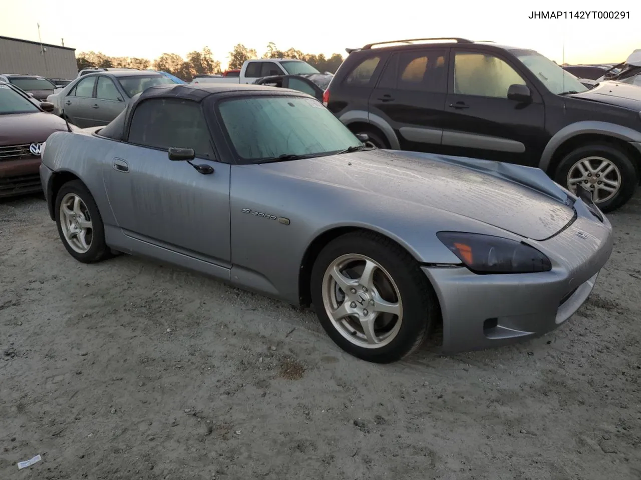 2000 Honda S2000 VIN: JHMAP1142YT000291 Lot: 74301844