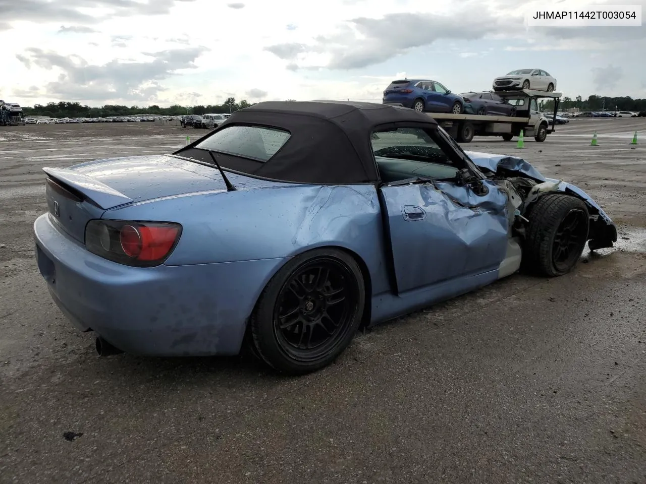 2002 Honda S2000 VIN: JHMAP11442T003054 Lot: 54042434