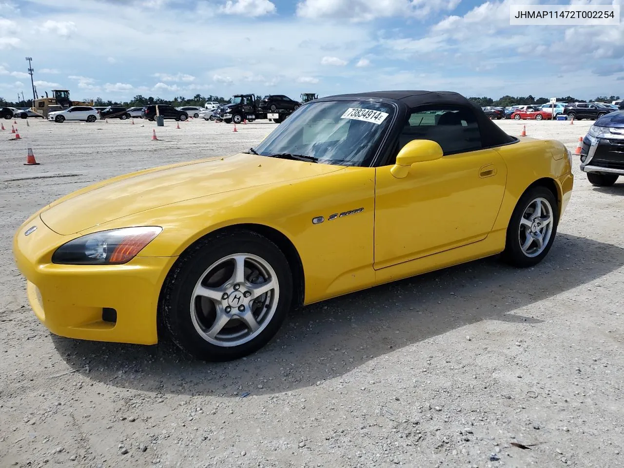 JHMAP11472T002254 2002 Honda S2000