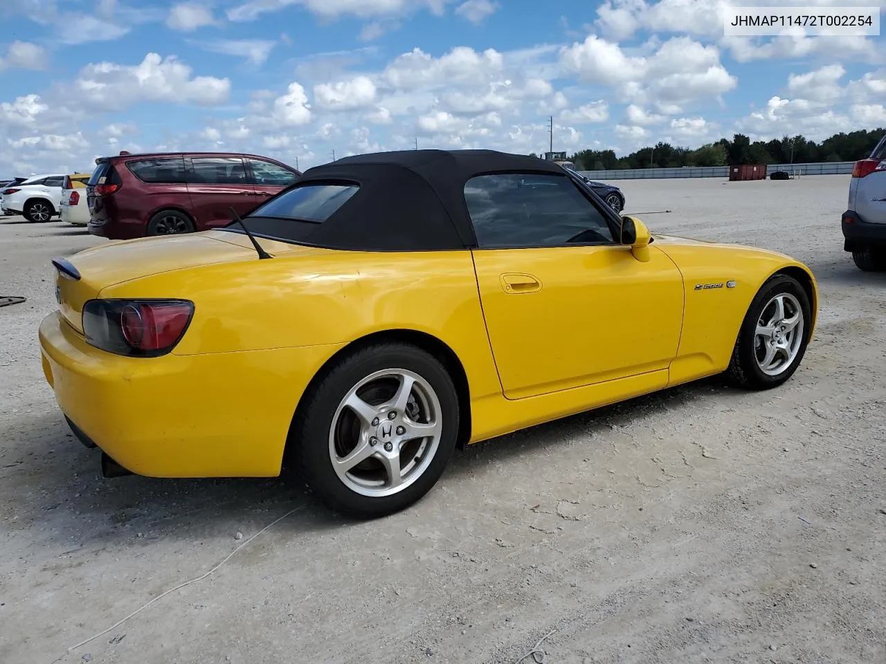 JHMAP11472T002254 2002 Honda S2000