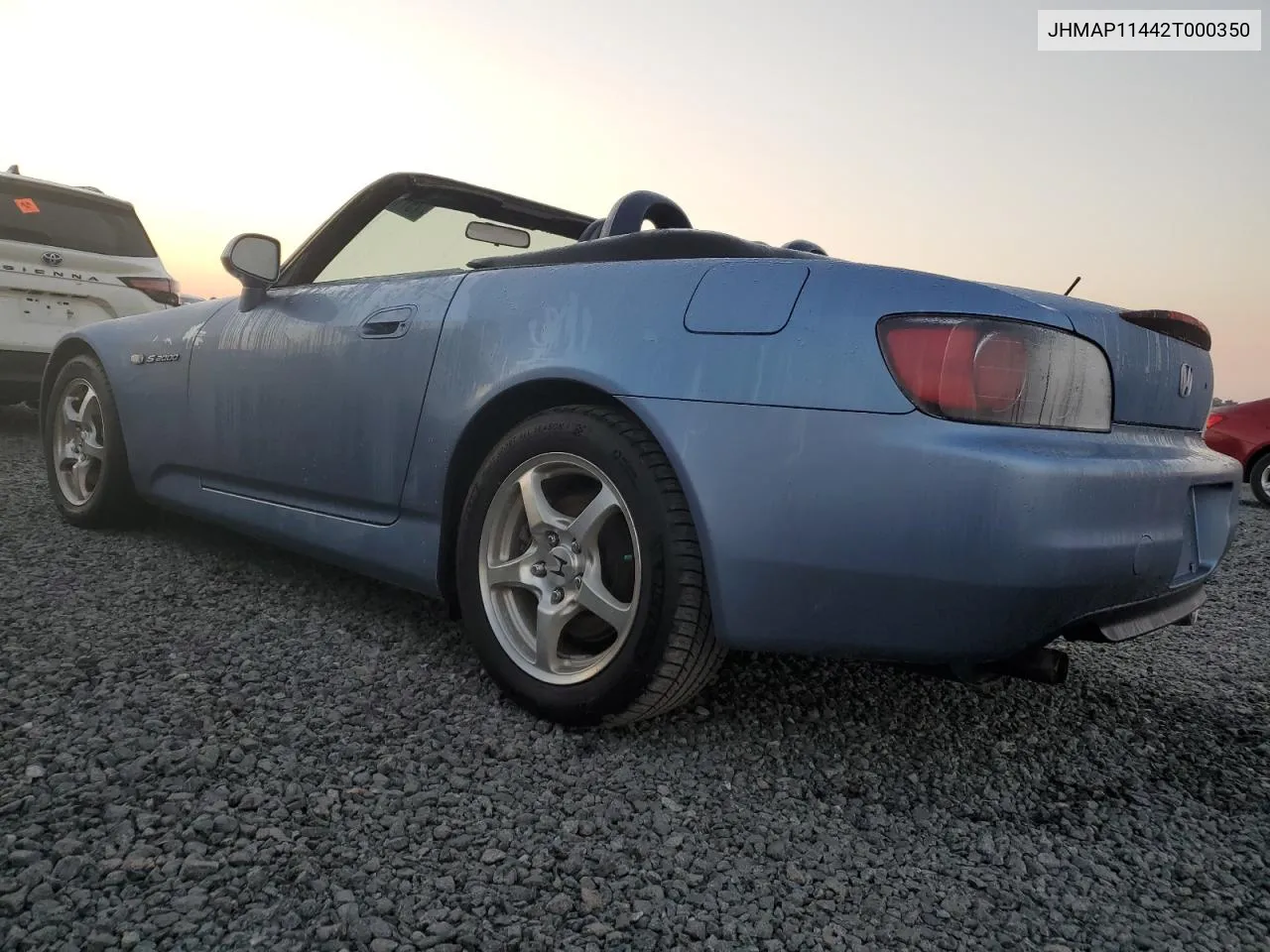 2002 Honda S2000 VIN: JHMAP11442T000350 Lot: 75118004