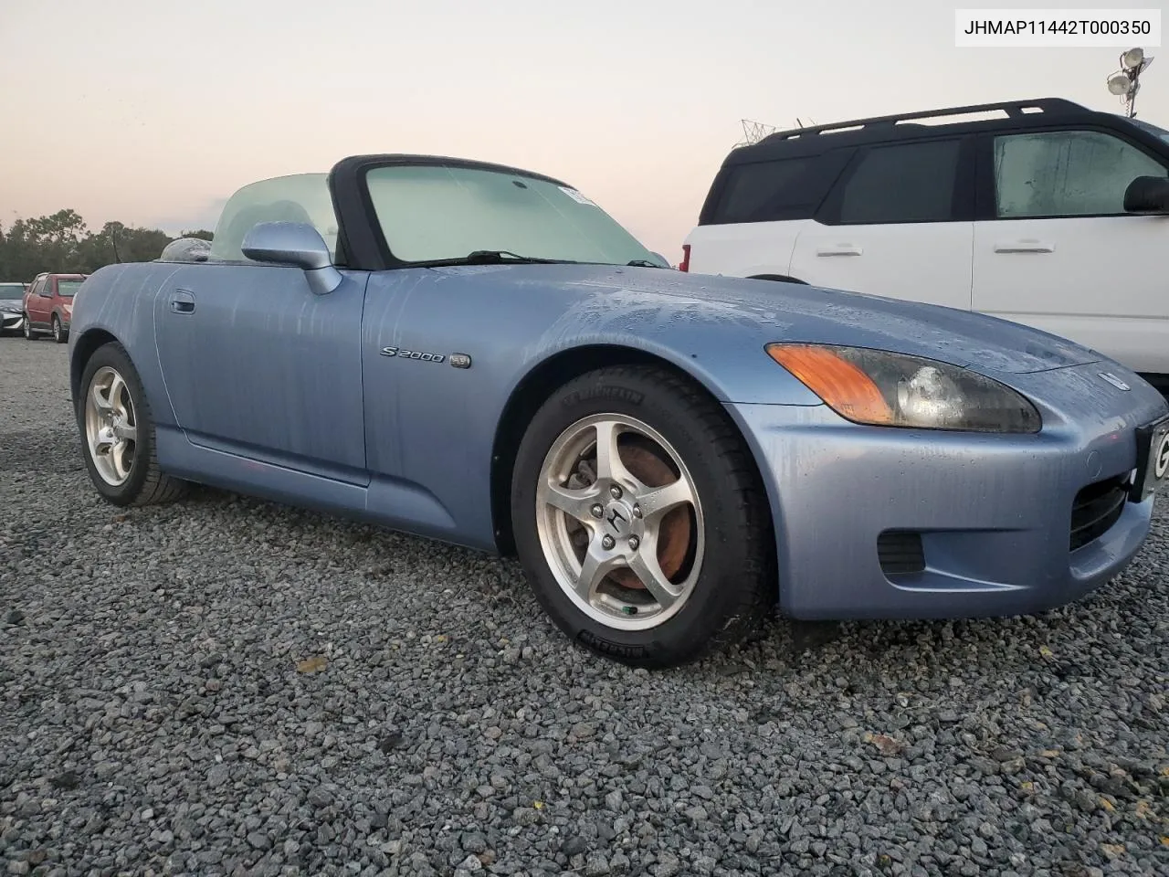 2002 Honda S2000 VIN: JHMAP11442T000350 Lot: 75118004