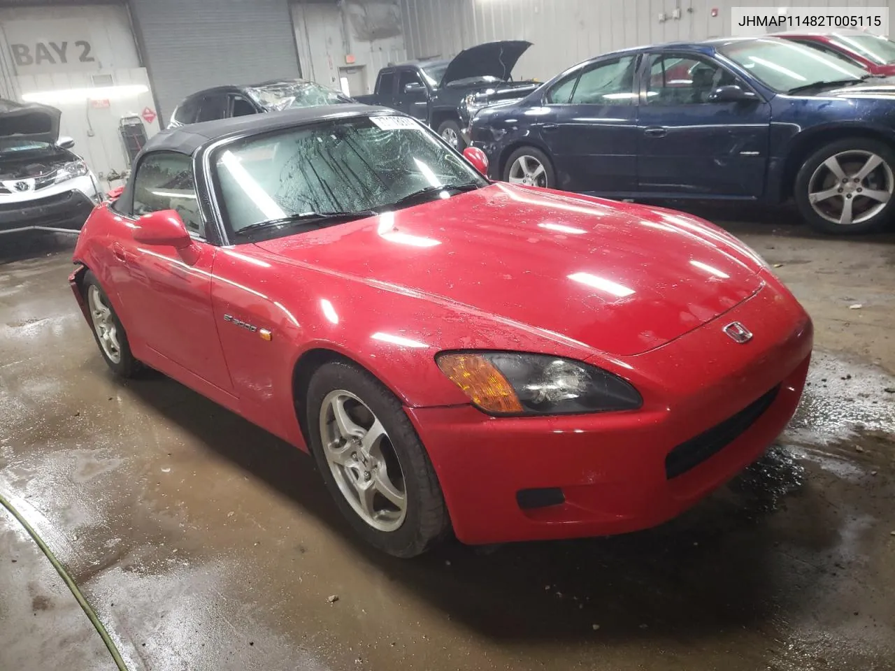 2002 Honda S2000 VIN: JHMAP11482T005115 Lot: 77178974