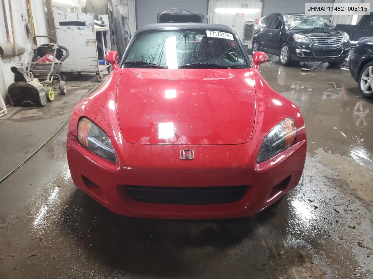 2002 Honda S2000 VIN: JHMAP11482T005115 Lot: 77178974