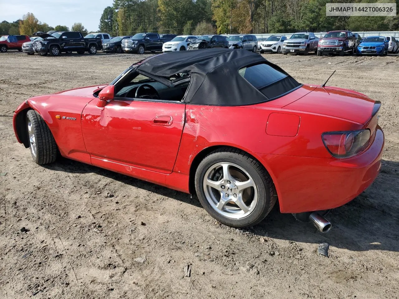 2002 Honda S2000 VIN: JHMAP11442T006326 Lot: 78612894