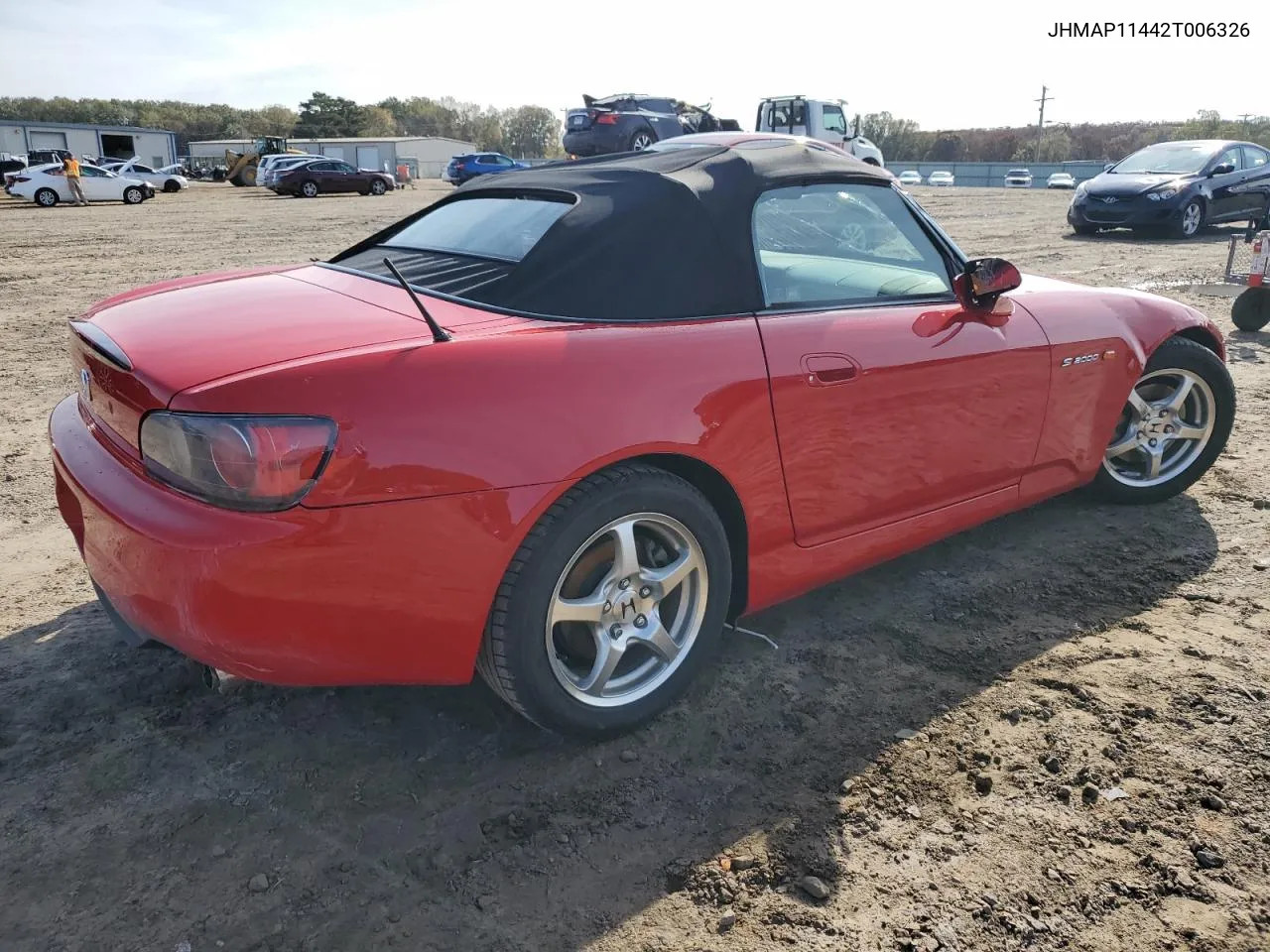 2002 Honda S2000 VIN: JHMAP11442T006326 Lot: 78612894