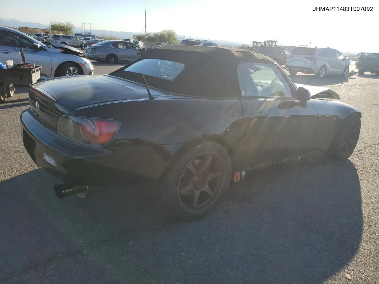 2003 Honda S2000 VIN: JHMAP11483T007092 Lot: 76316894