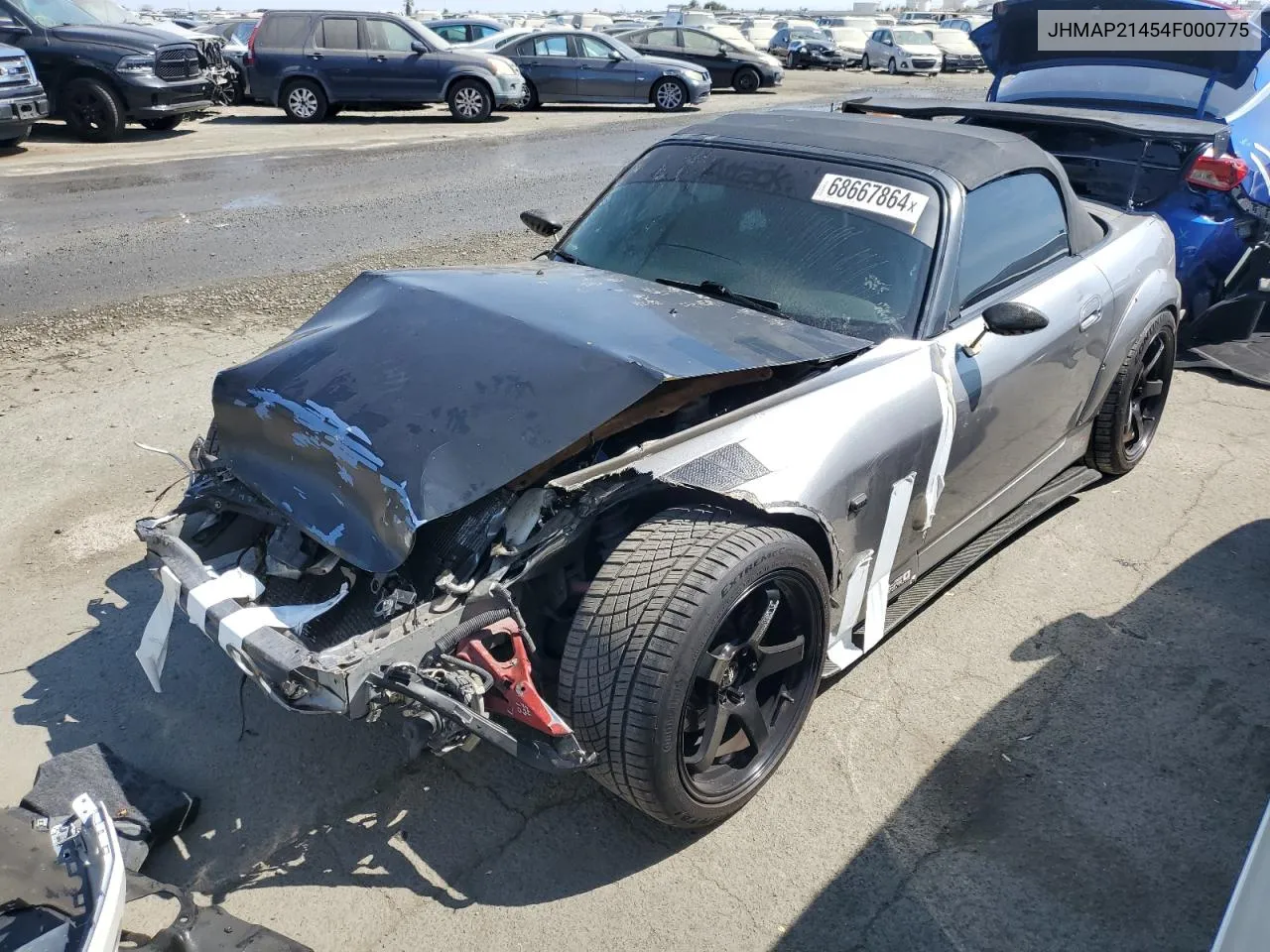 2004 Honda S2000 VIN: JHMAP21454F000775 Lot: 68667864