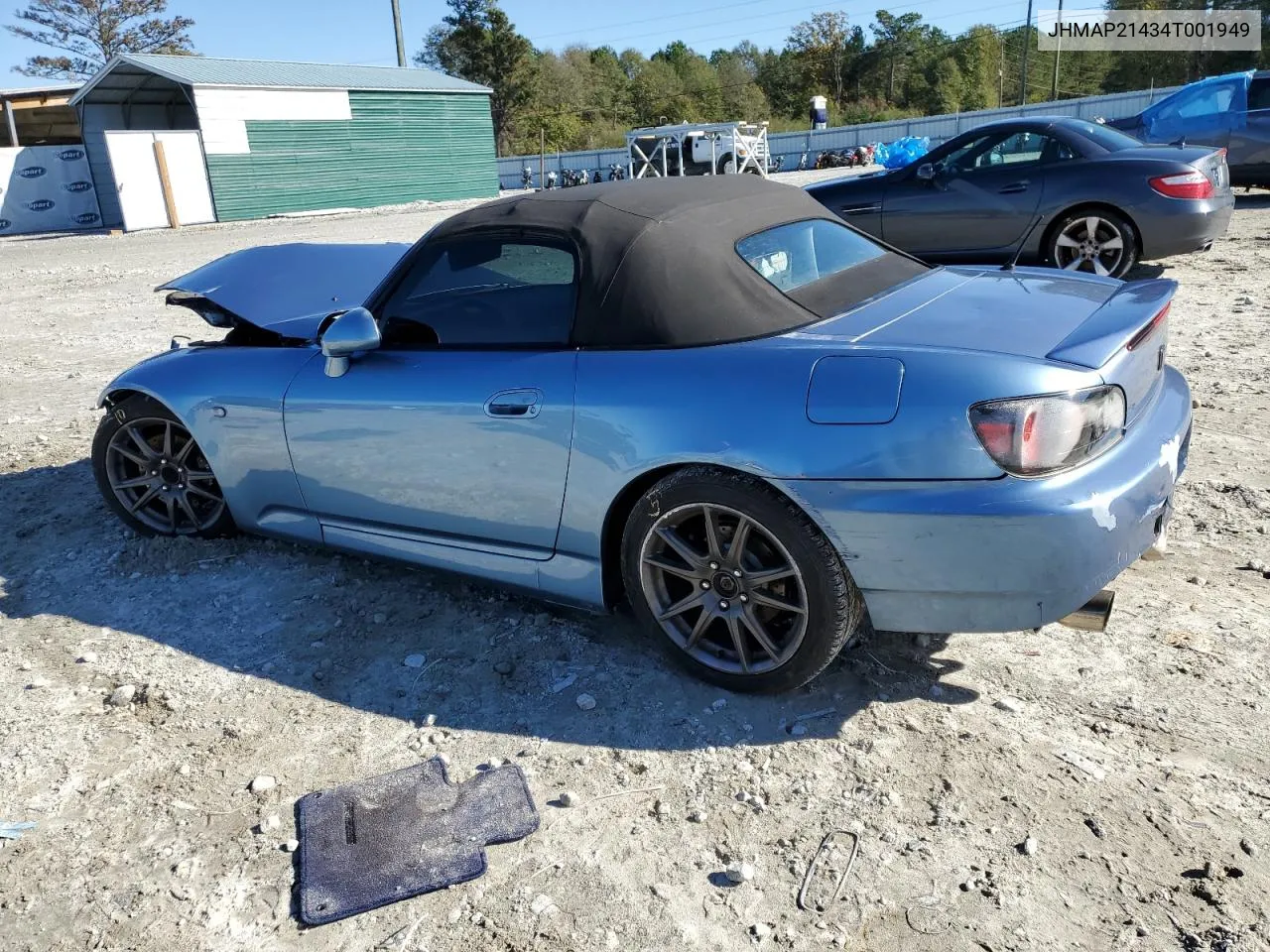 2004 Honda S2000 VIN: JHMAP21434T001949 Lot: 80947694