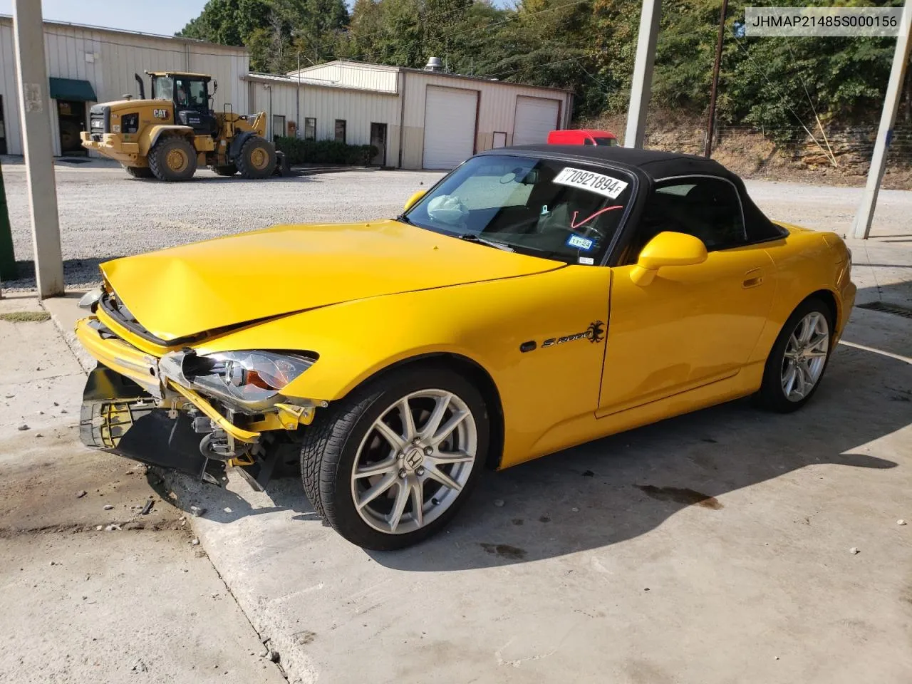 2005 Honda S2000 VIN: JHMAP21485S000156 Lot: 70921894