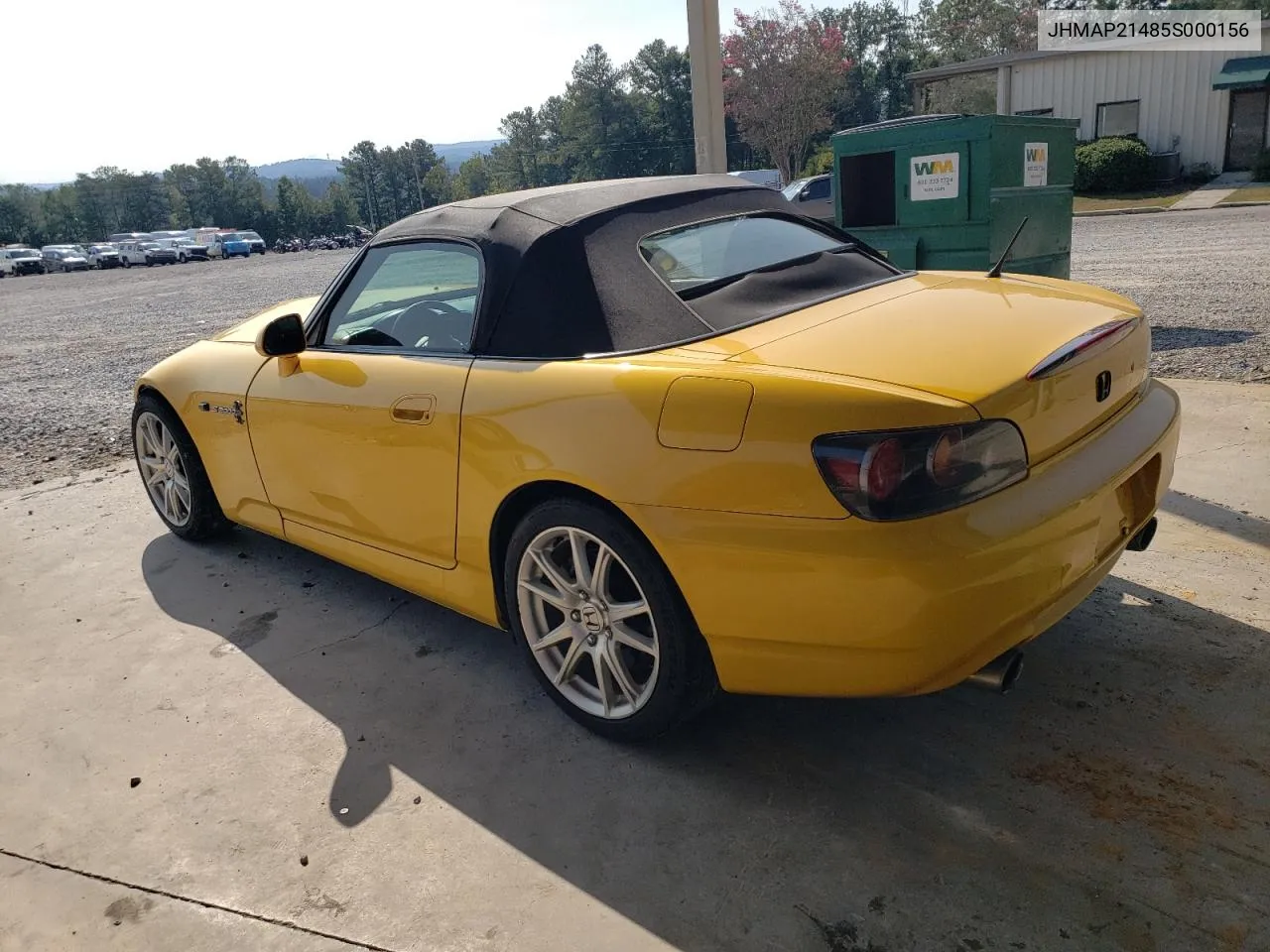 JHMAP21485S000156 2005 Honda S2000