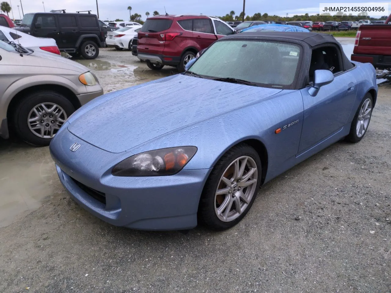 2005 Honda S2000 VIN: JHMAP21455S004956 Lot: 74066434