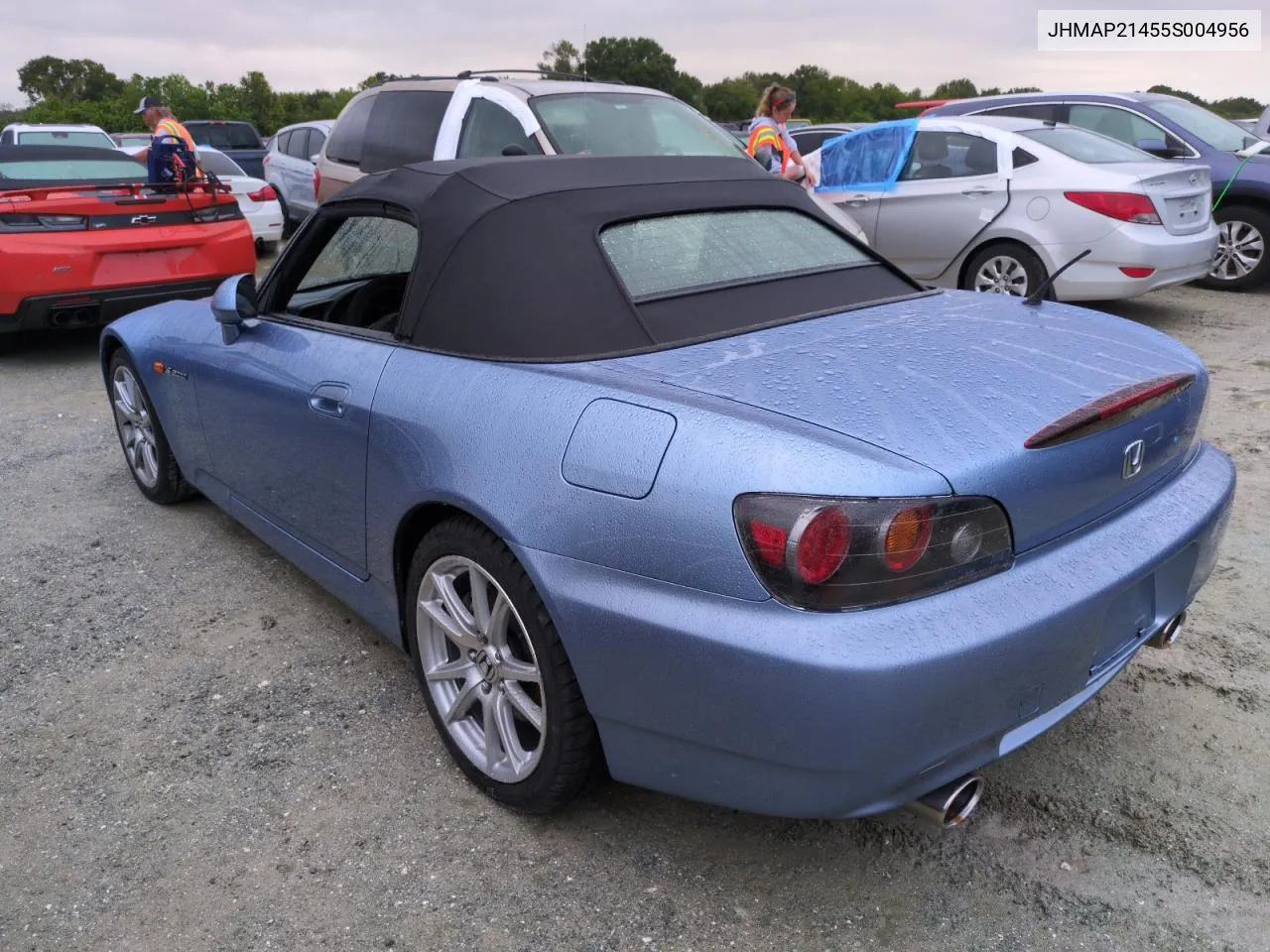 2005 Honda S2000 VIN: JHMAP21455S004956 Lot: 74066434