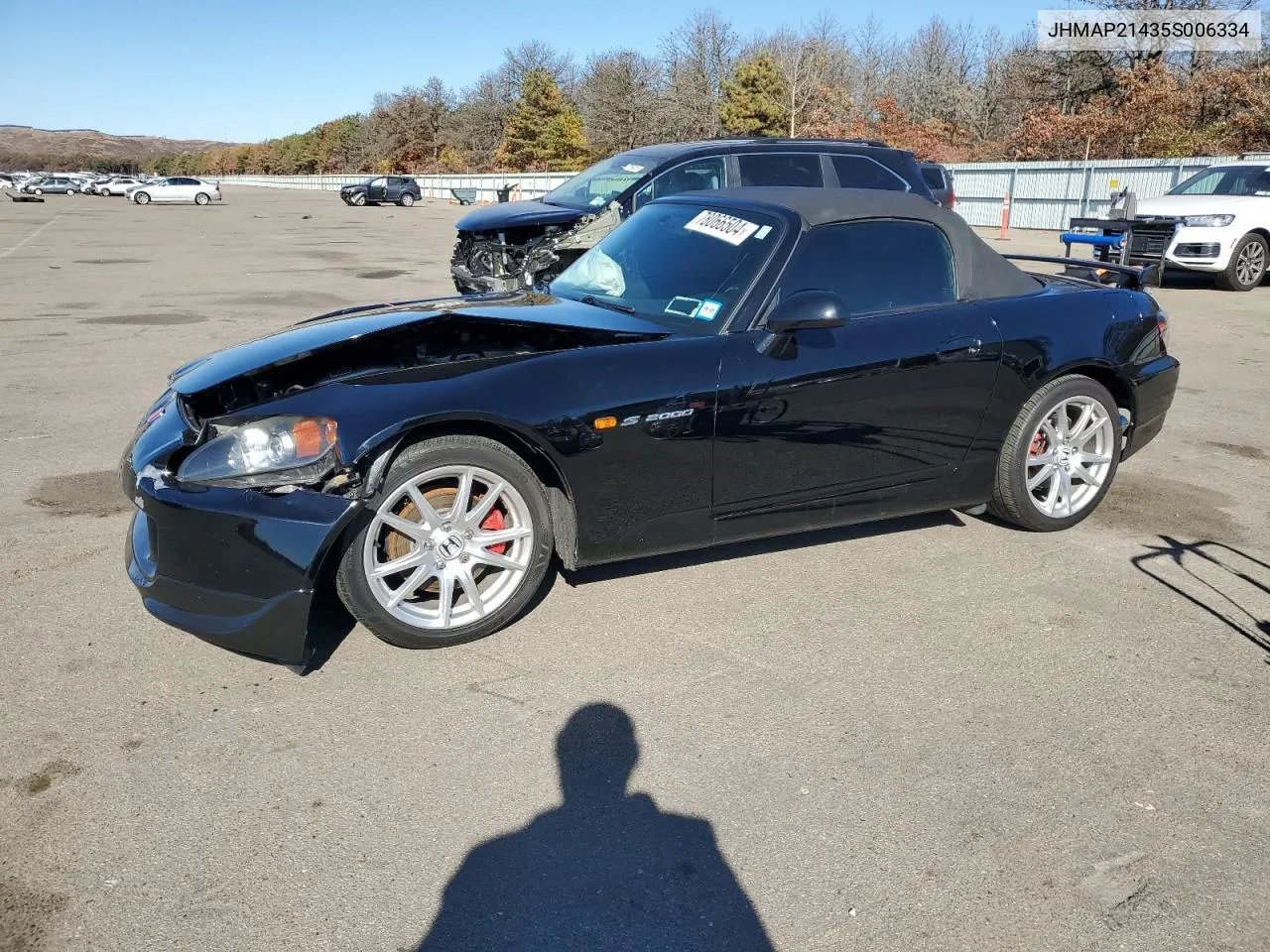 2005 Honda S2000 VIN: JHMAP21435S006334 Lot: 78066504