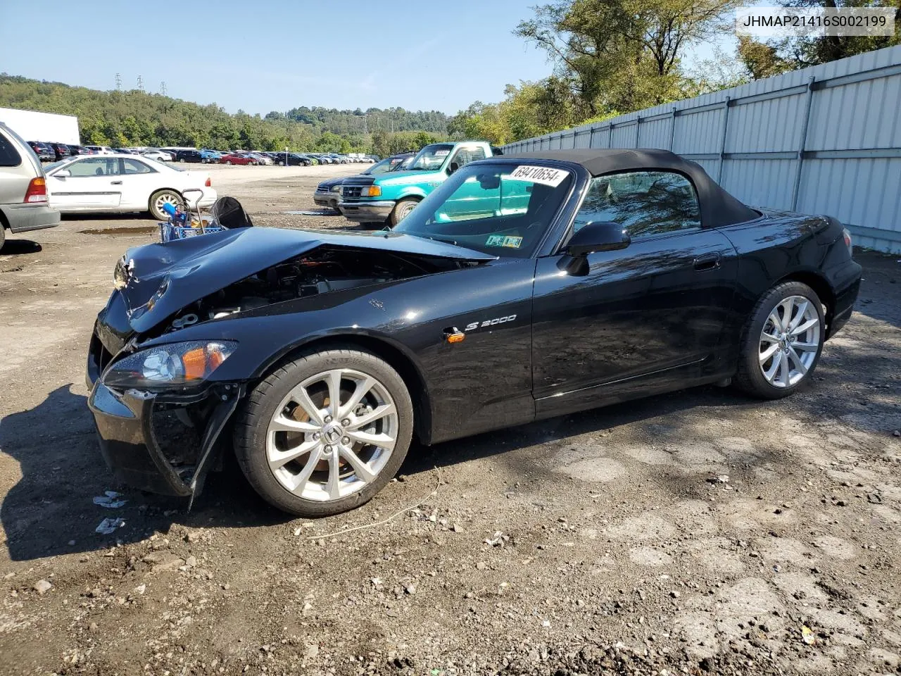 JHMAP21416S002199 2006 Honda S2000