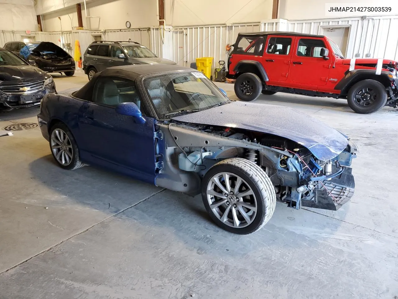 2007 Honda S2000 VIN: JHMAP21427S003539 Lot: 75239364