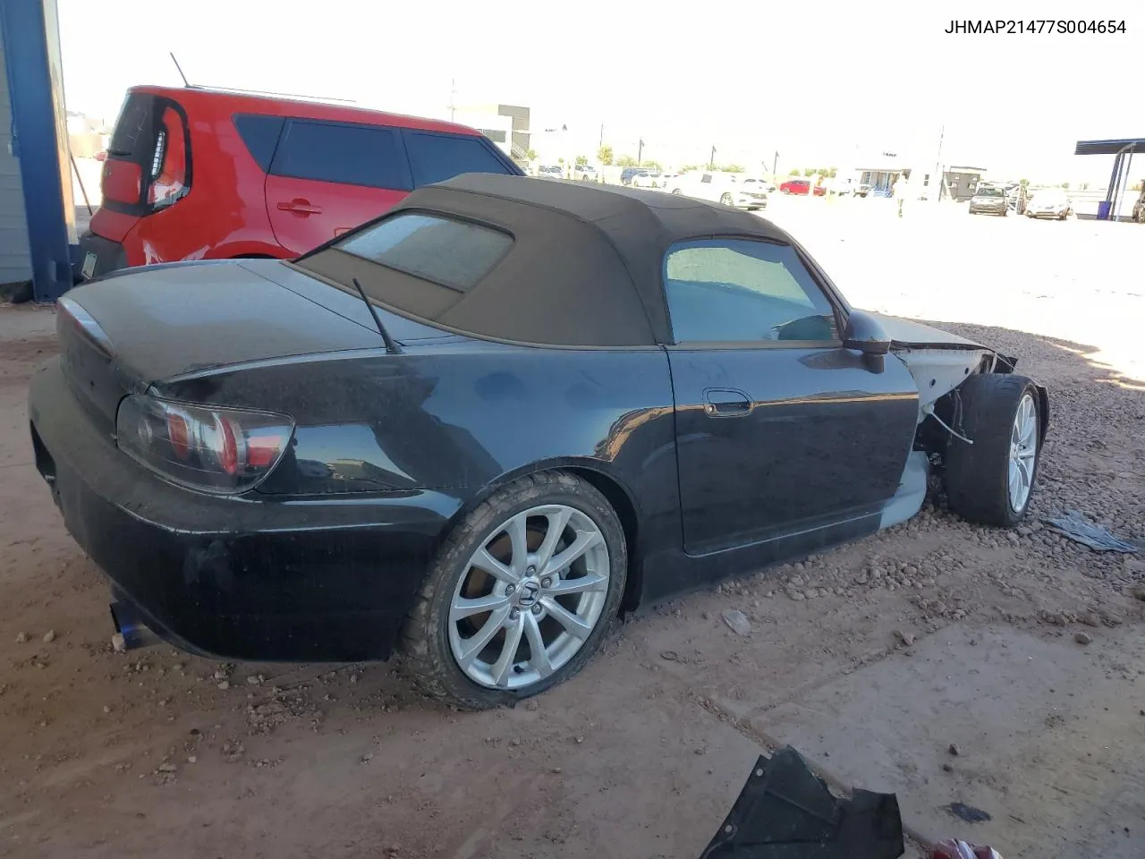 2007 Honda S2000 VIN: JHMAP21477S004654 Lot: 76628224