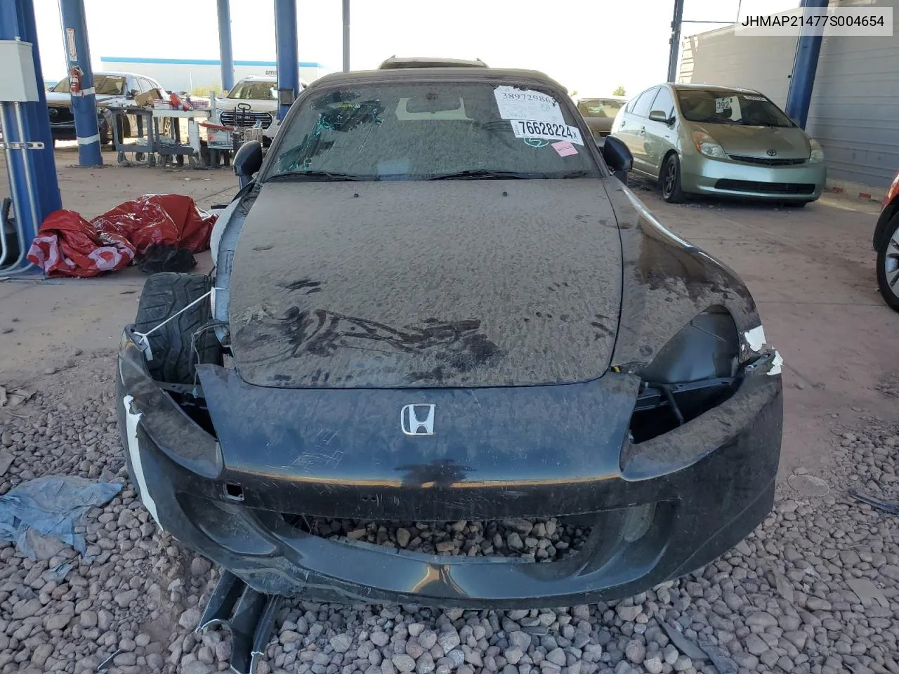 2007 Honda S2000 VIN: JHMAP21477S004654 Lot: 76628224