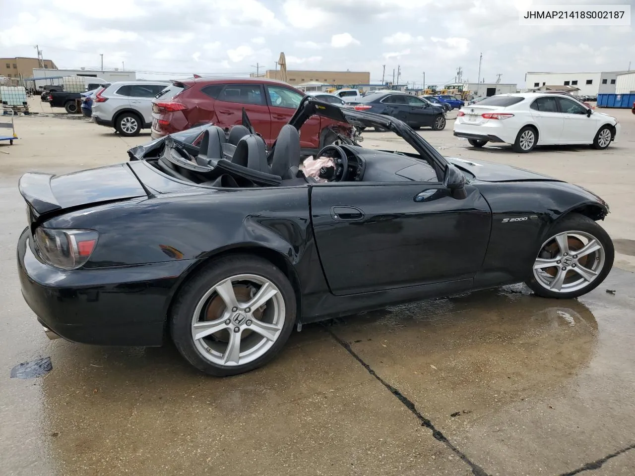 2008 Honda S2000 VIN: JHMAP21418S002187 Lot: 70278004