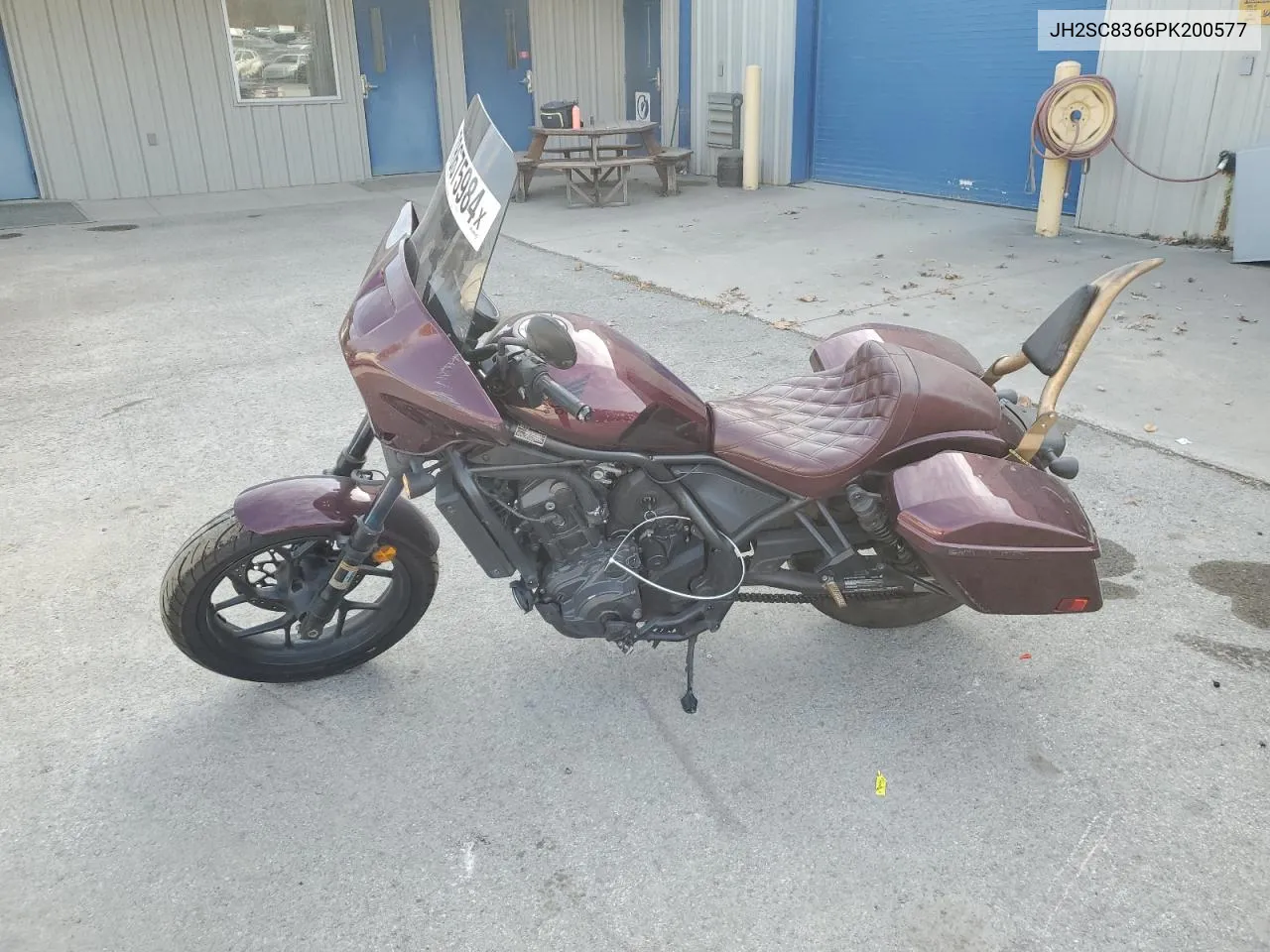 2023 Honda Cmx1100 T VIN: JH2SC8366PK200577 Lot: 78675984