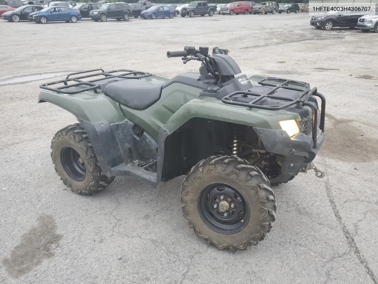 1HFTE4003H4306707 2017 Honda Trx420 Fm